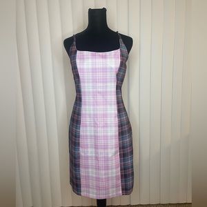 Shop Akira Plaid Mini Dress size L